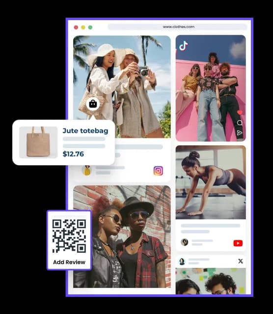 A shoppable Idukki UGC gallery embedded natively on a live storefront