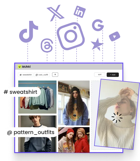 Gather all your UGC in seconds.
